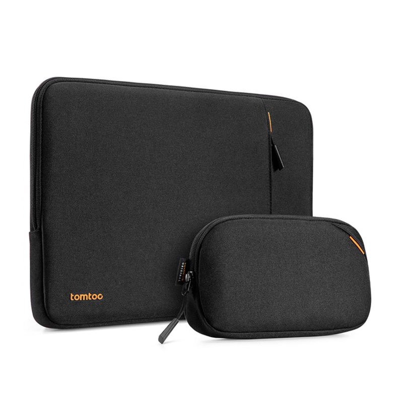 Tomtoc puzdro Recycled Sleeve with Pouch pre Macbook Pro 14" M1/M2/M3 - Black