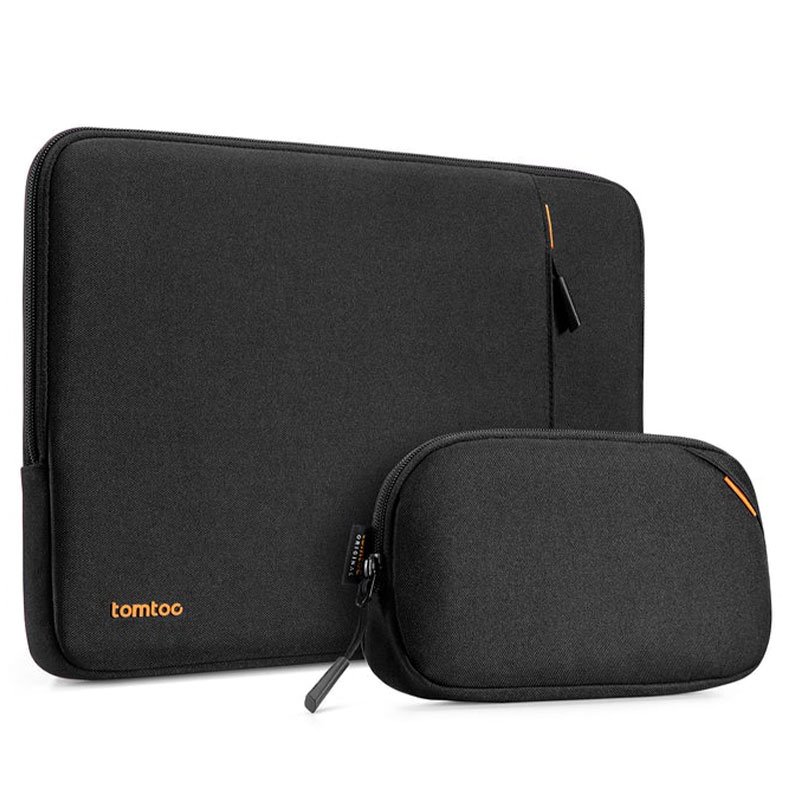 Tomtoc puzdro Recycled Sleeve with Pouch pre Macbook Pro 16" M1/M2/M3 - Black