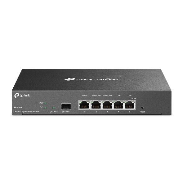 tp-link ER7206, SafeStream™ Gigabit Multi-WAN VPN Router 