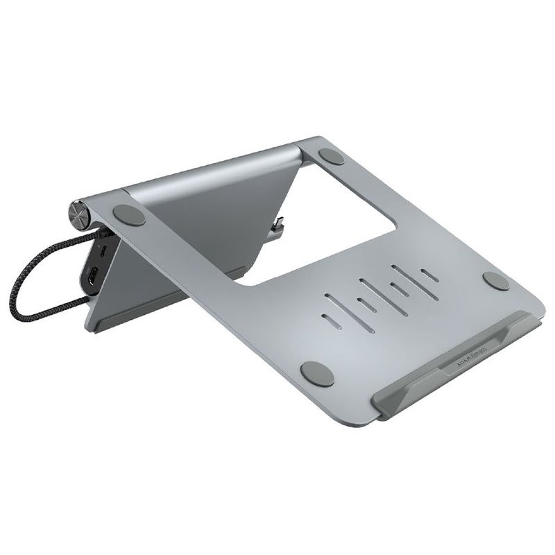 Adam Elements USB-C 5-in-1 Casa Laptop Hub Stand - Grey
