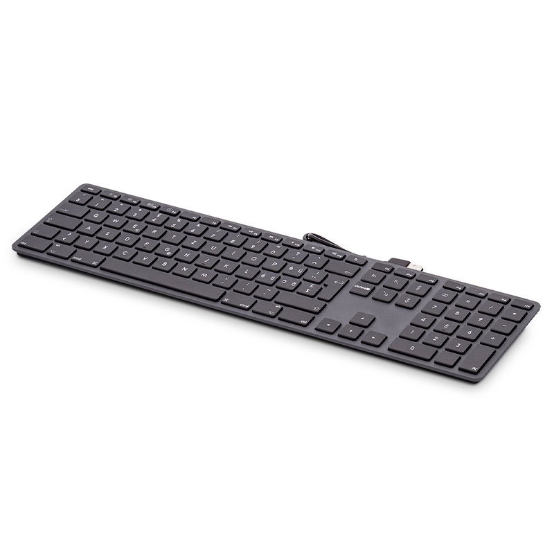 LMP klávesnica Wired USB Keyboard pre Mac 110 keys CZ layout - Gray Aluminium