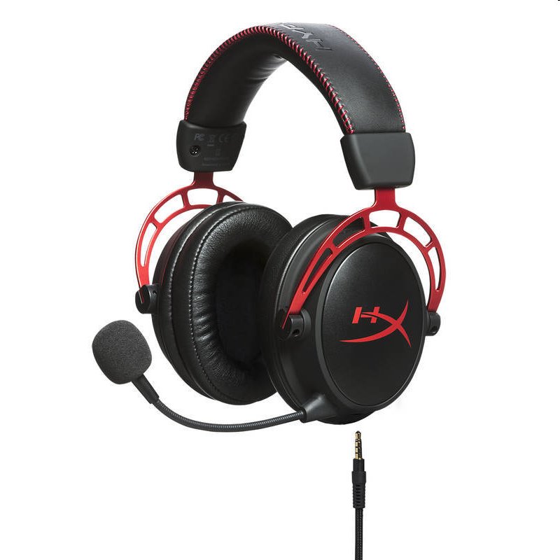 HP HyperX Cloud Alpha - herný headset červený
