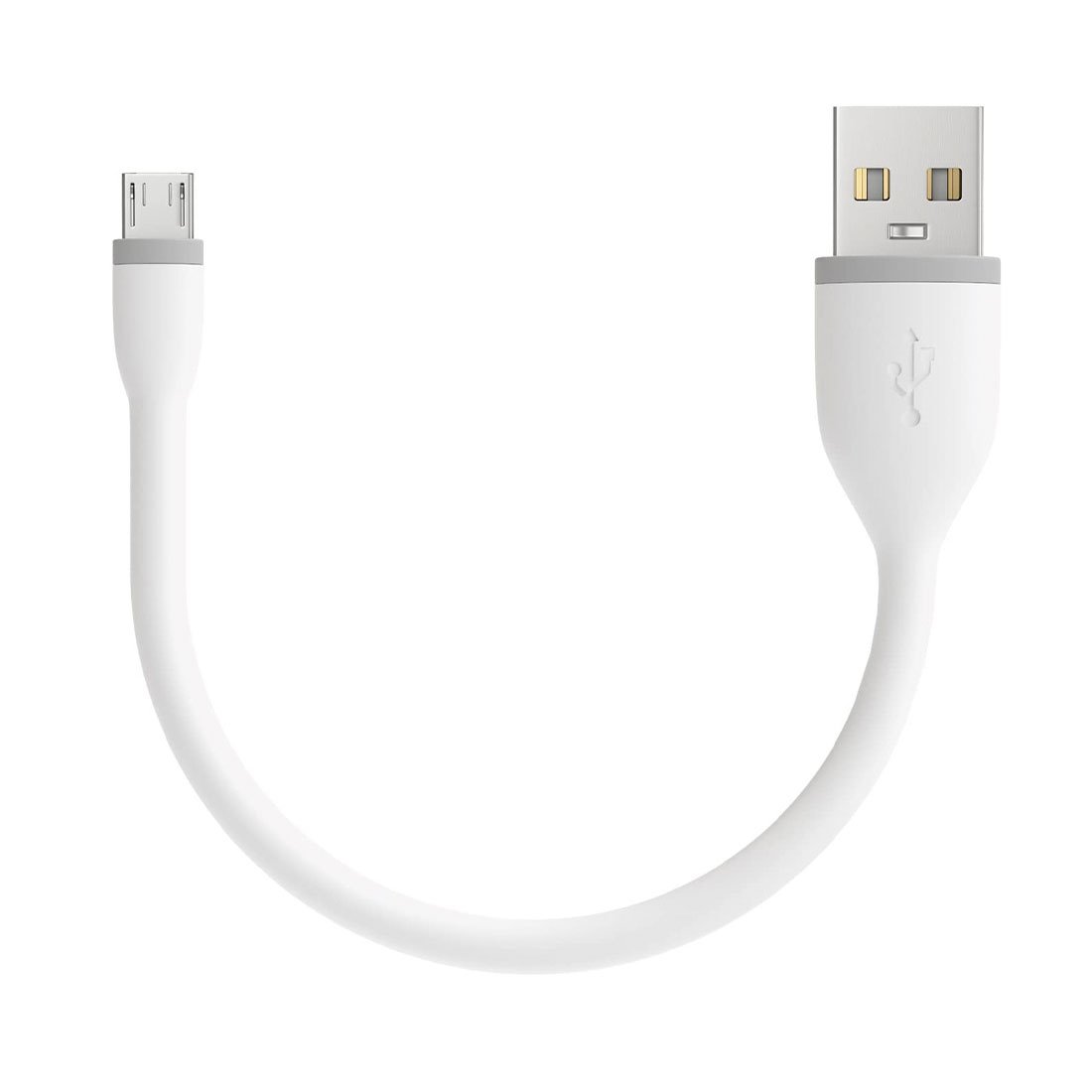 Satechi kábel Flexible USB to Micro USB 0.15m - White