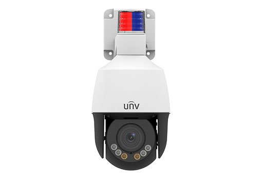 UNIVIEW IP kamera 1920x1080 (FullHD), až 30 sn/s, H.265, obj. zoom 4x (105,2-29,32°), PoE, Mic., IR 50m, WDR 120dB, ROI, Micro SDX