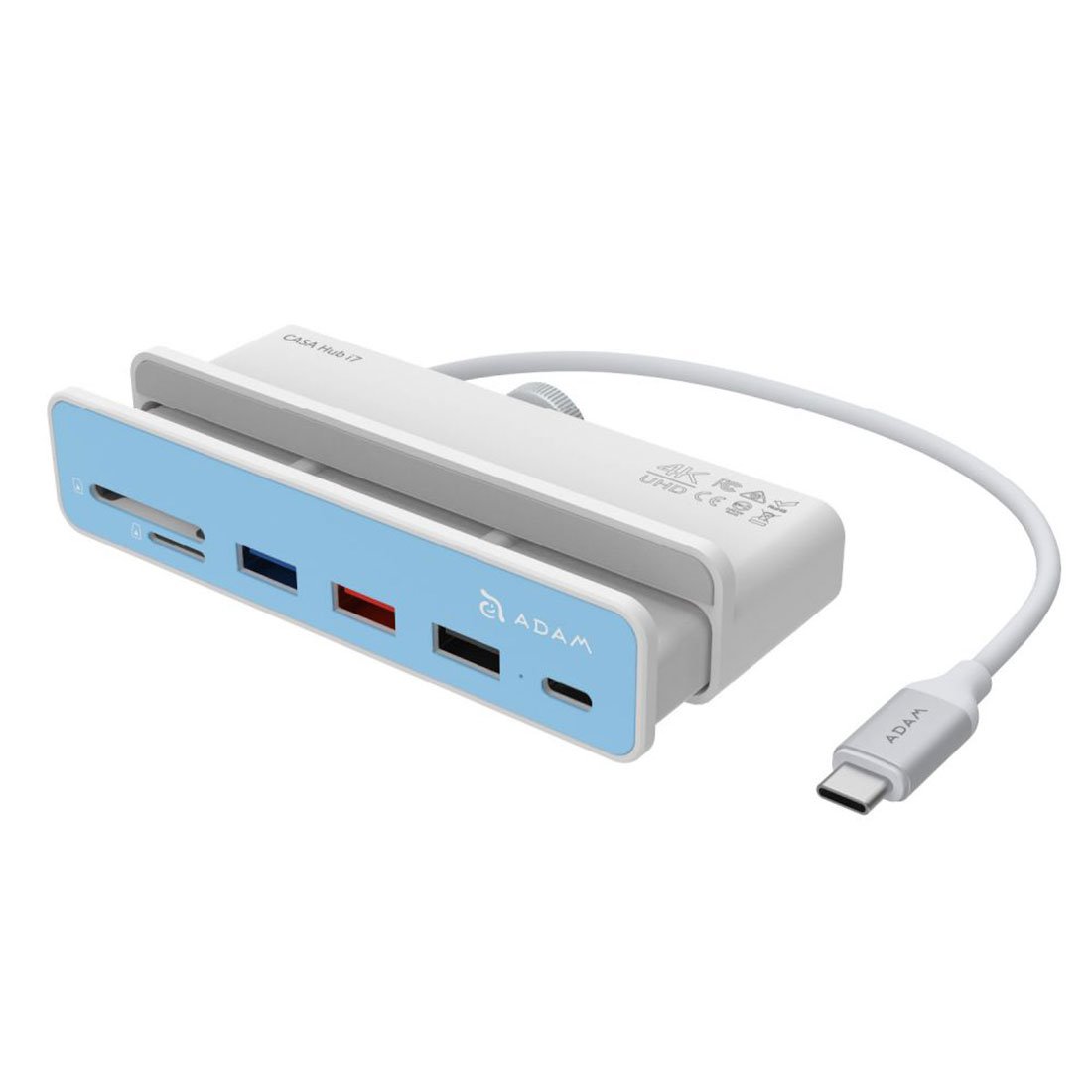 Adam Elements USB-C Casa 7-in-1 Multi-Function Hub i7 pre iMac 2021 - White