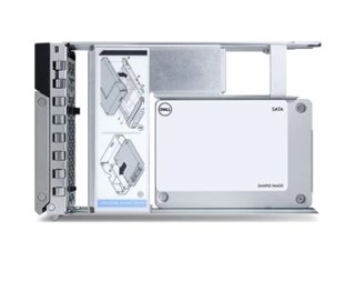 DELL 480GB SSD SATA Read Intensive 6Gbps 512e 2.5in with 3.5in HYB CARR CUS Kit
