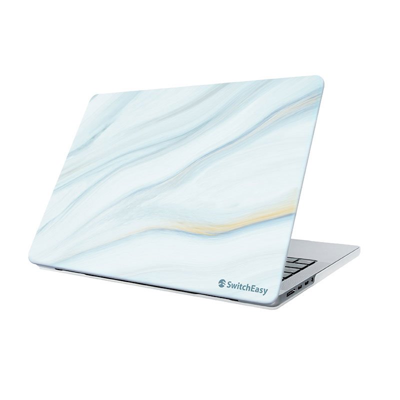 SwitchEasy Hardshell Marble Case pre MacBook Pro 13" 2020/2022 - Cloudy White