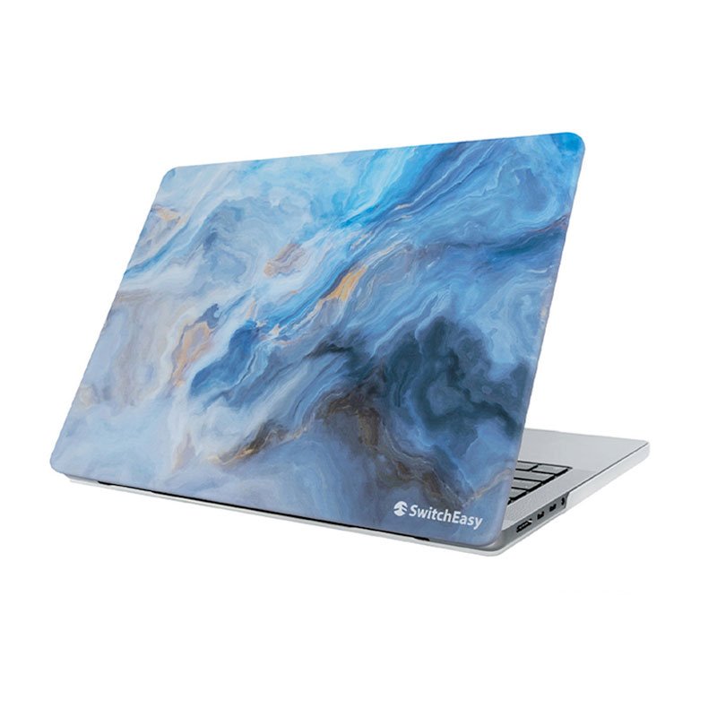 SwitchEasy Hardshell Marble Case pre MacBook Pro 13" 2020/2022 - Marine Blue
