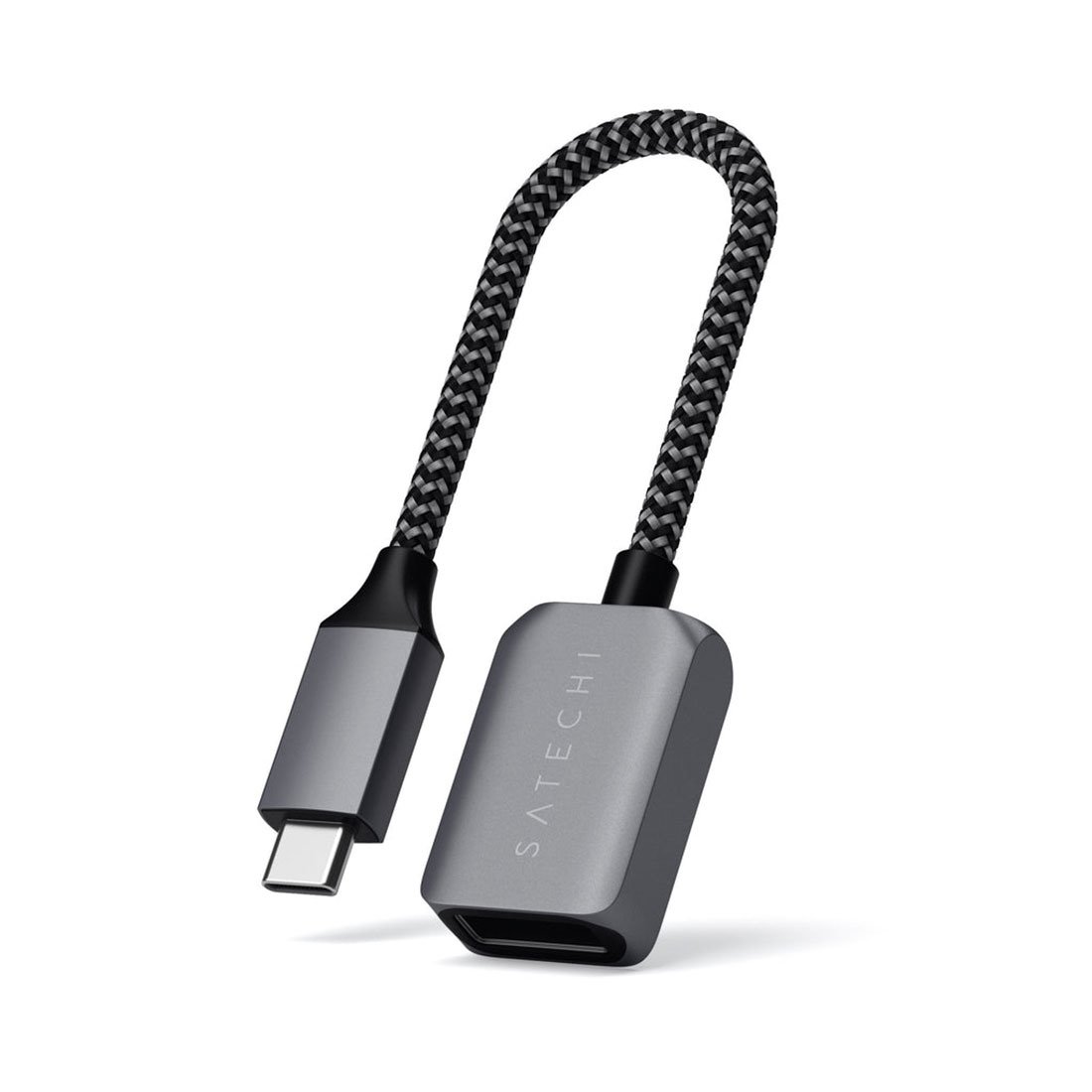 Satechi adaptér USB-C to USB 3.0 cable - Space Gray Aluminium