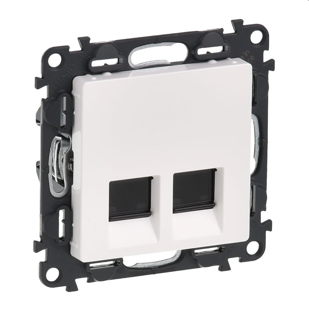 VALENA LIFE ZÁSUVKA 2X RJ45 CAT.5E FTP BIELA