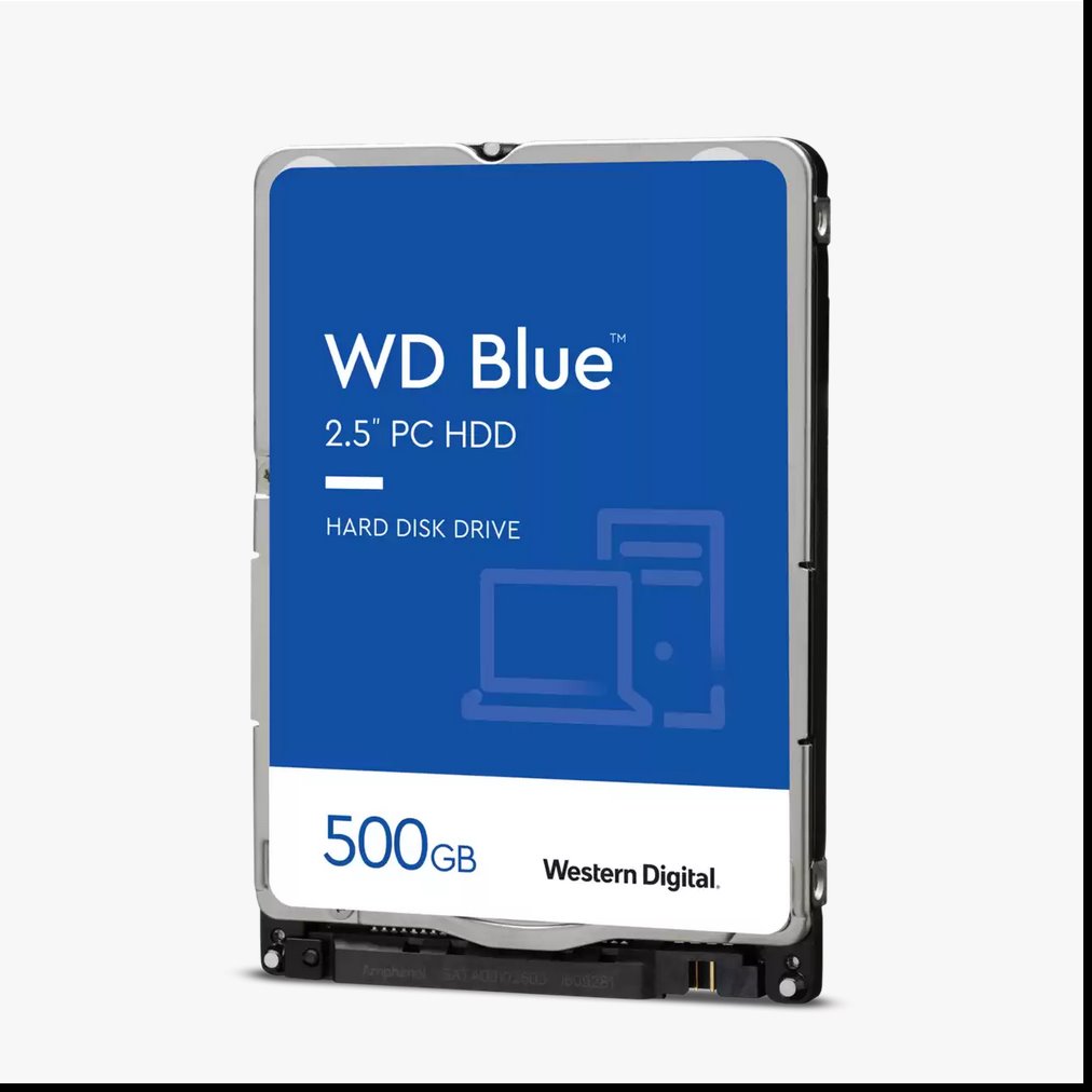 WD Blue Mobile HDD 500GB 2,5" SATA