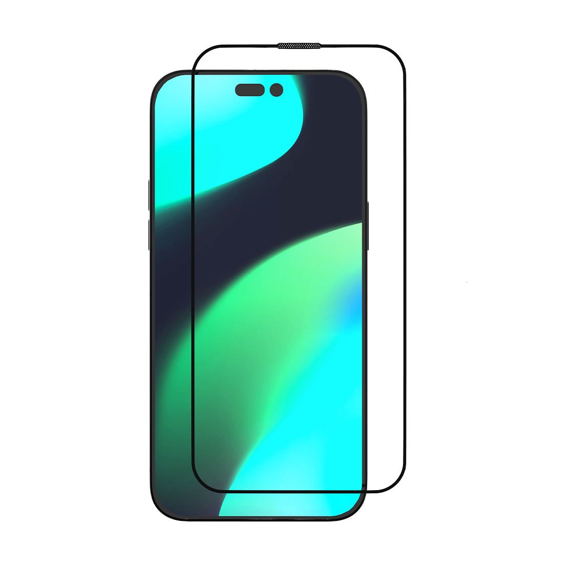 Devia ochranné sklo Star Series pre iPhone 16e/14/13/13 Pro - Black Frame