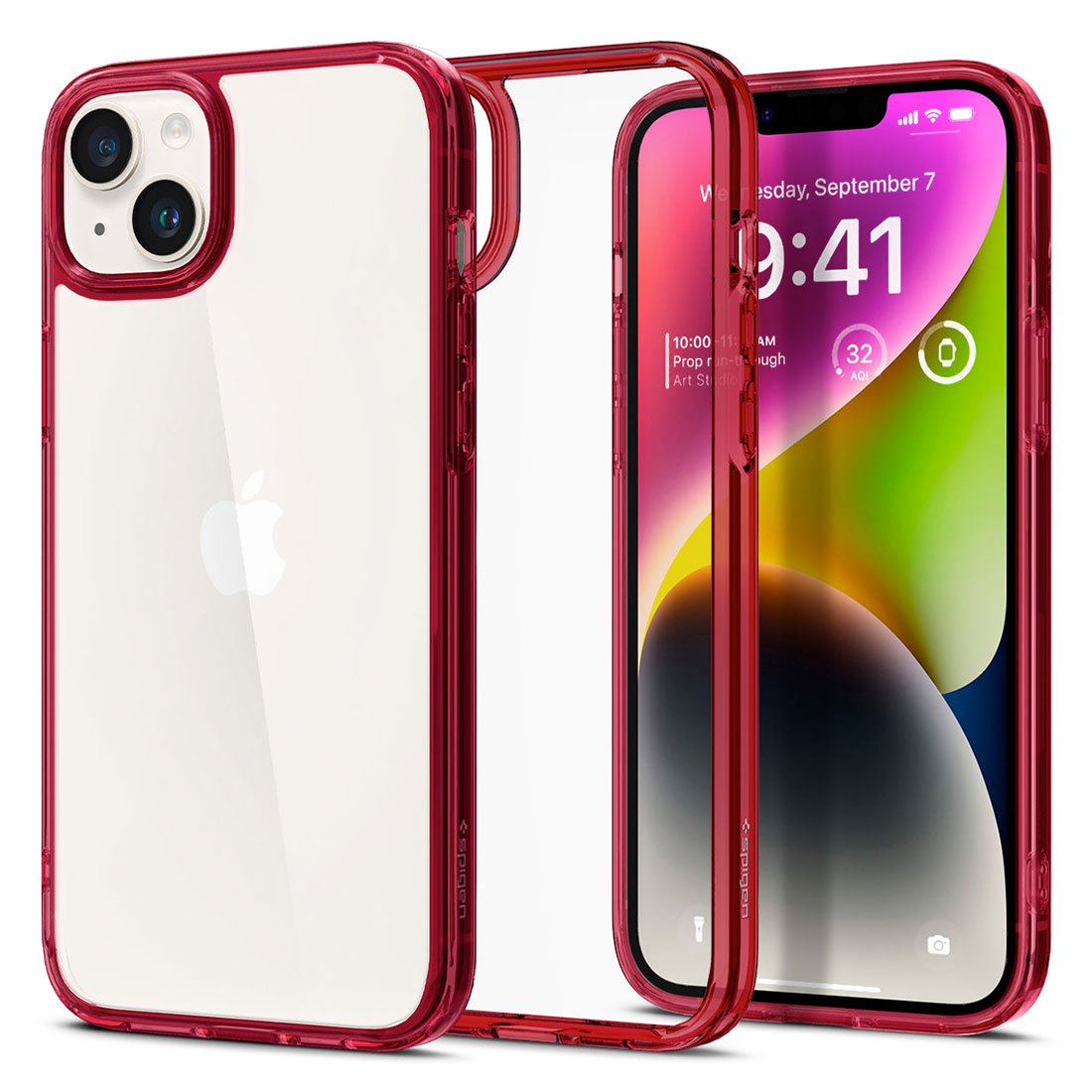 Spigen kryt Ultra Hybrid pre iPhone 14 Plus - Red Crystal