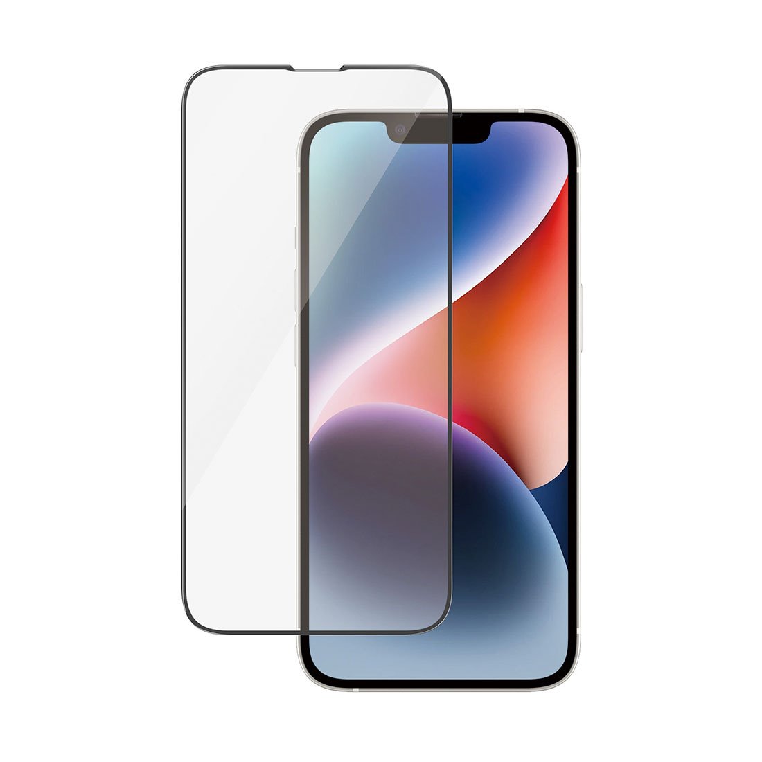 PanzerGlass ochranné sklo UWF AB s aplikátorom pre iPhone 14 - Black Frame