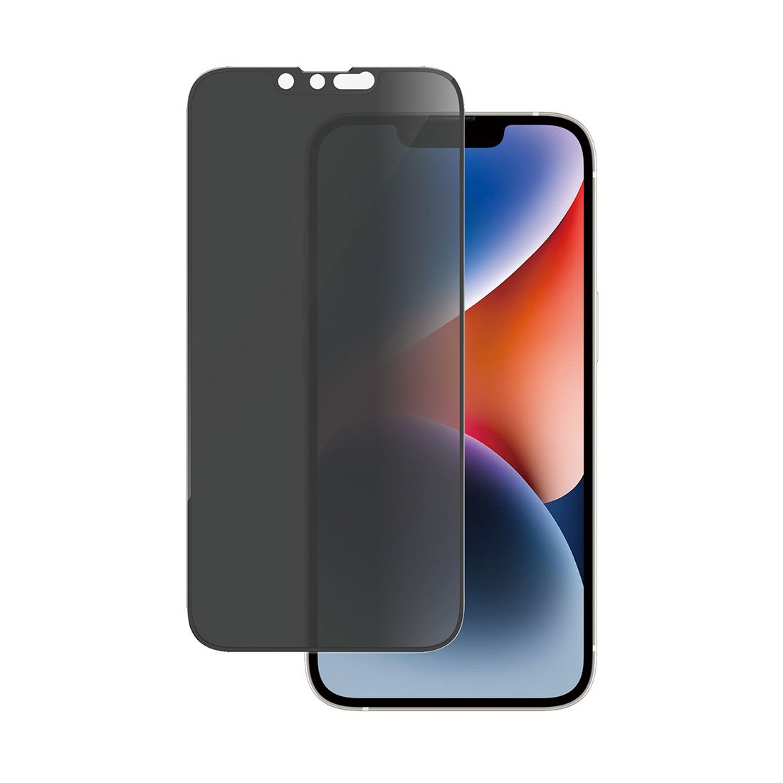 PanzerGlass ochranné sklo UWF Privacy AB pre iPhone 16e/14/13/13 Pro - Black Frame