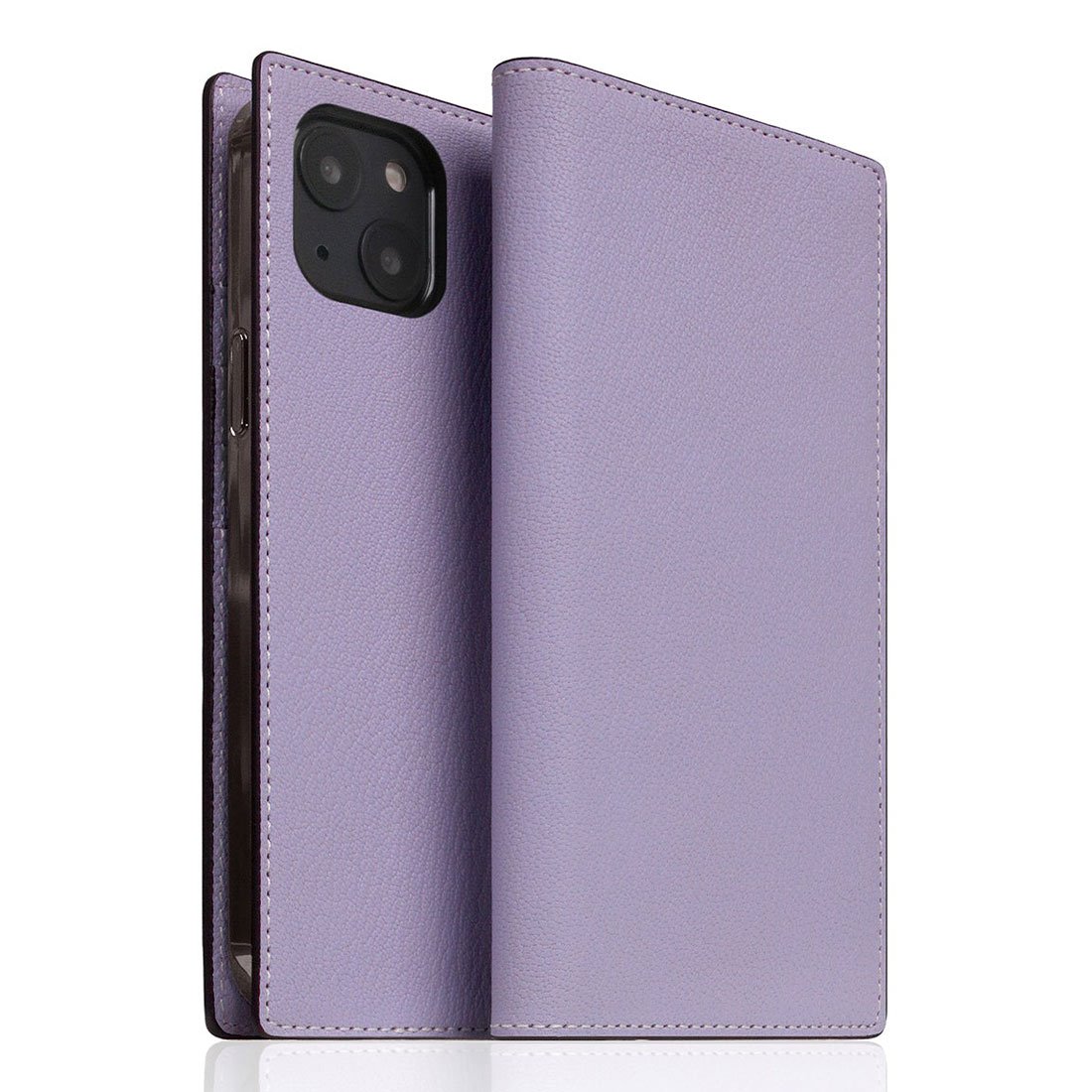 SLG Design puzdro D9 France Chevere Sully Leather Diary pre iPhone 14 Plus - Lavender
