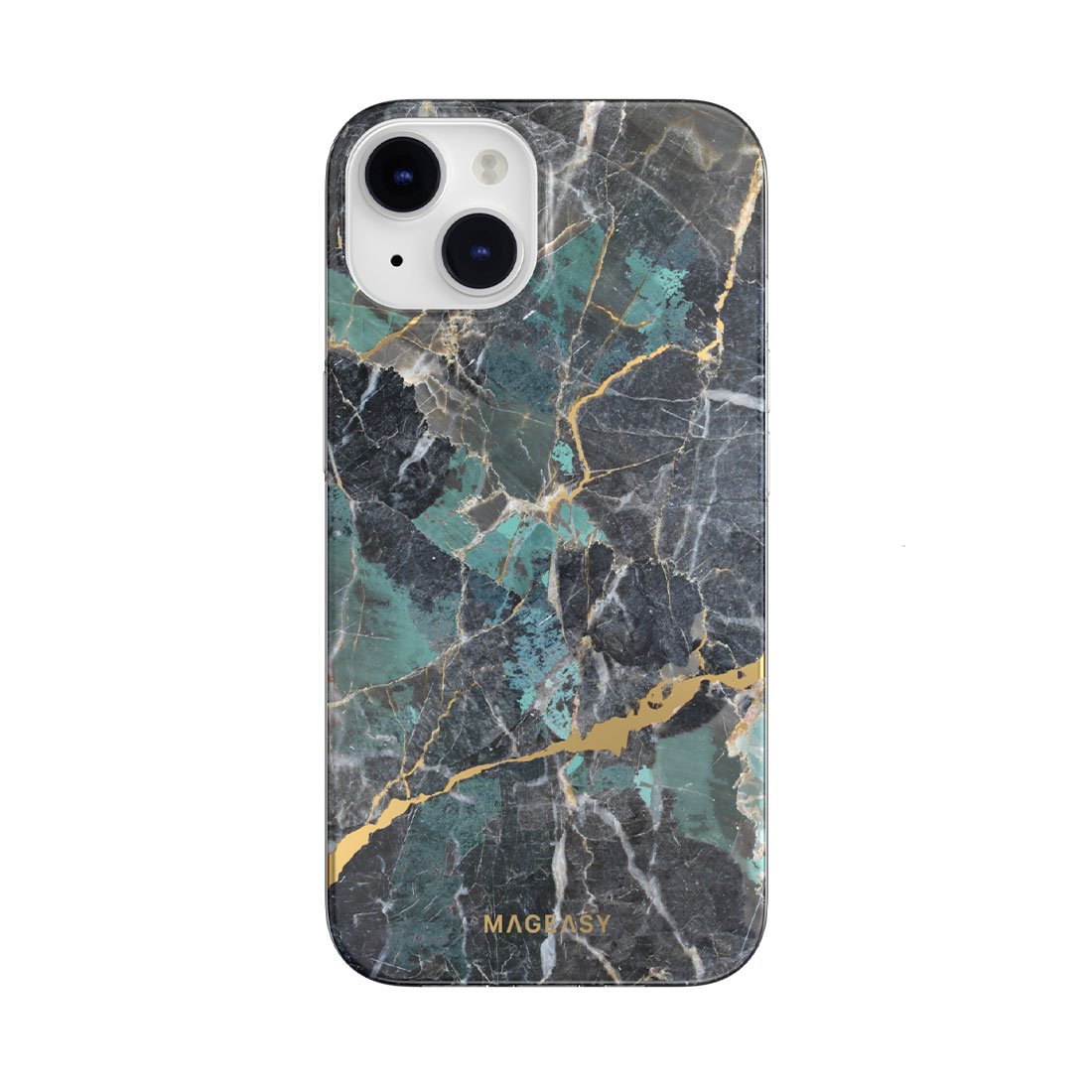 SwitchEasy kryt Marble Case pre iPhone 14 - Emerald