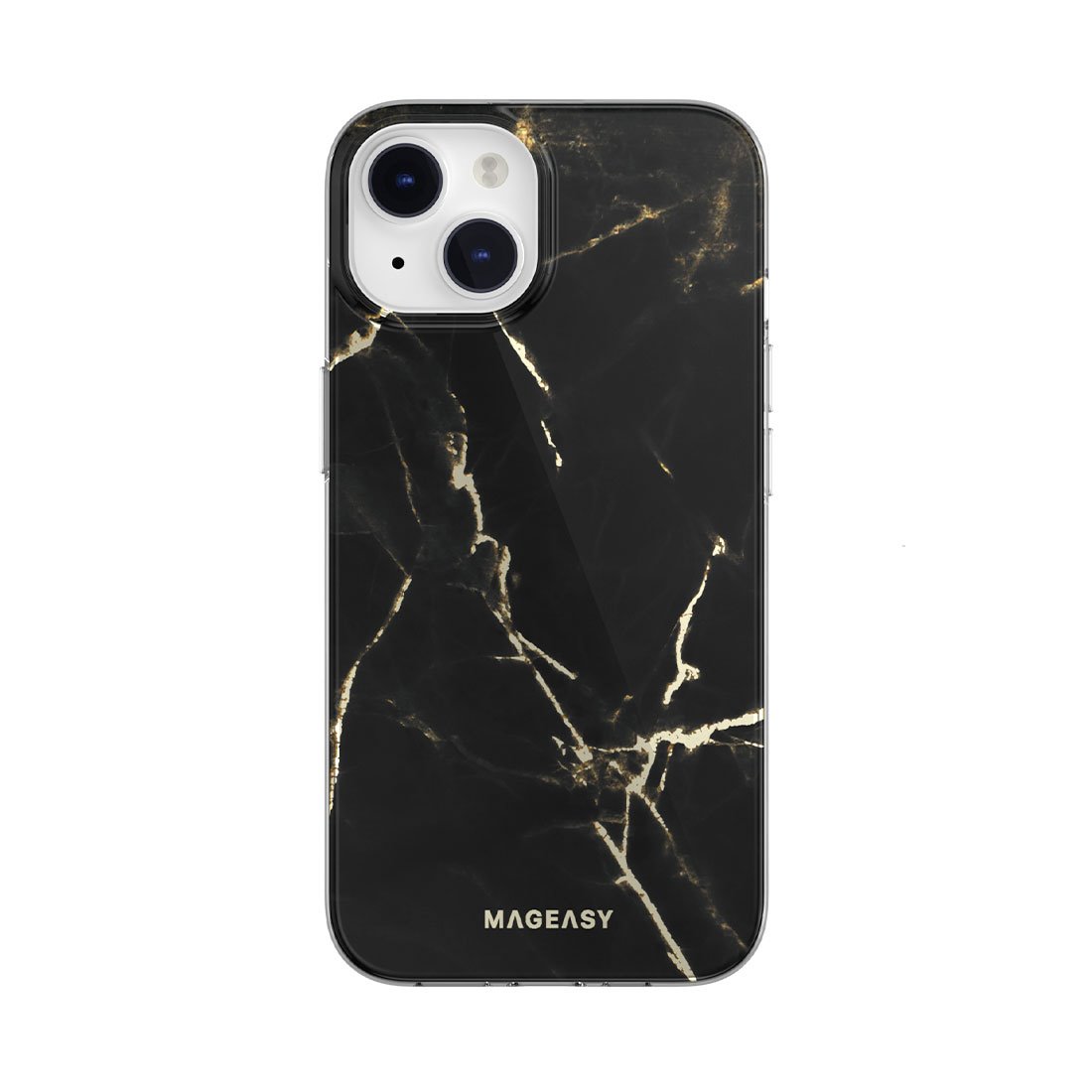 SwitchEasy kryt Marble Case pre iPhone 14 - Pearl Black