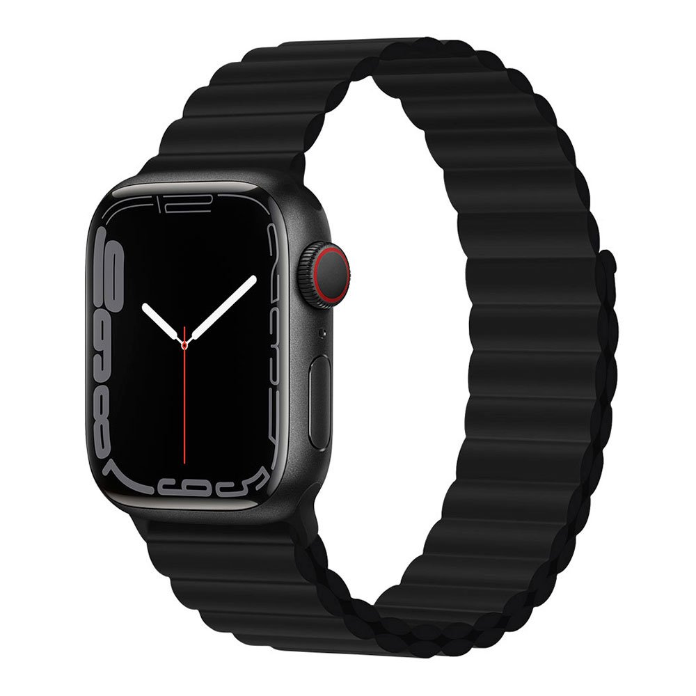 Devia remienok Deluxe Series Sport3 Silicone Magnet Band 44/45/46mm - Black