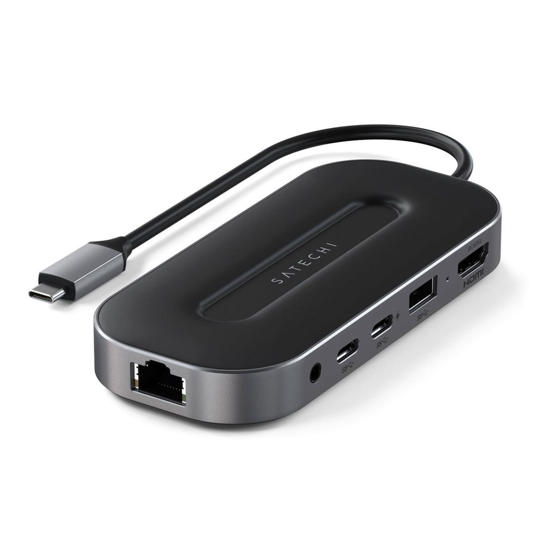 Satechi USB-4 Multiport Adapter with 2.5G Ethernet - Space Gray Aluminium