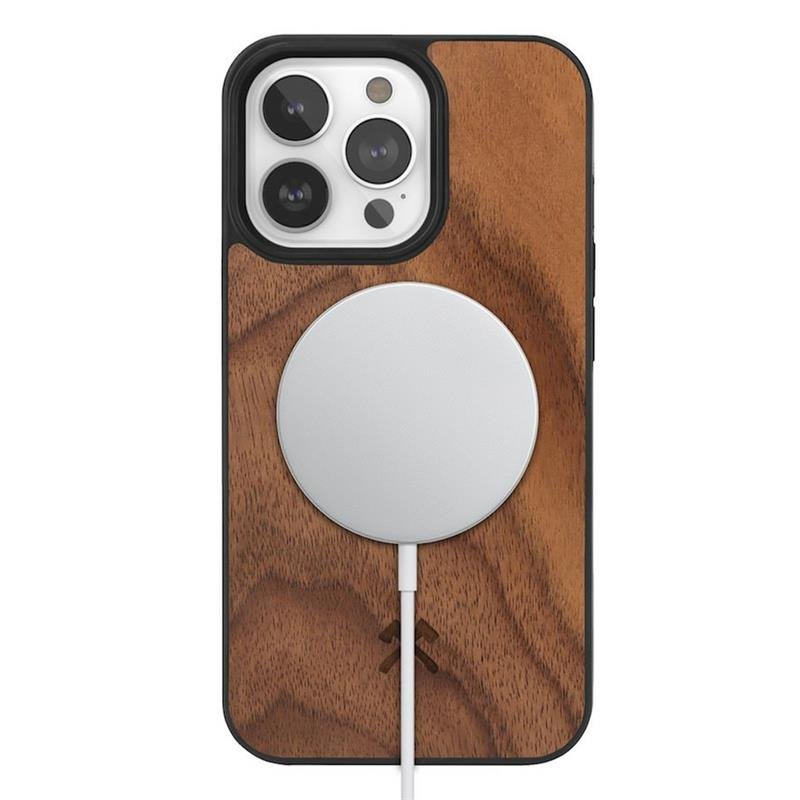 Woodcessories kryt Bumper Case MagSafe pre iPhone 14 Pro Max - Walnut