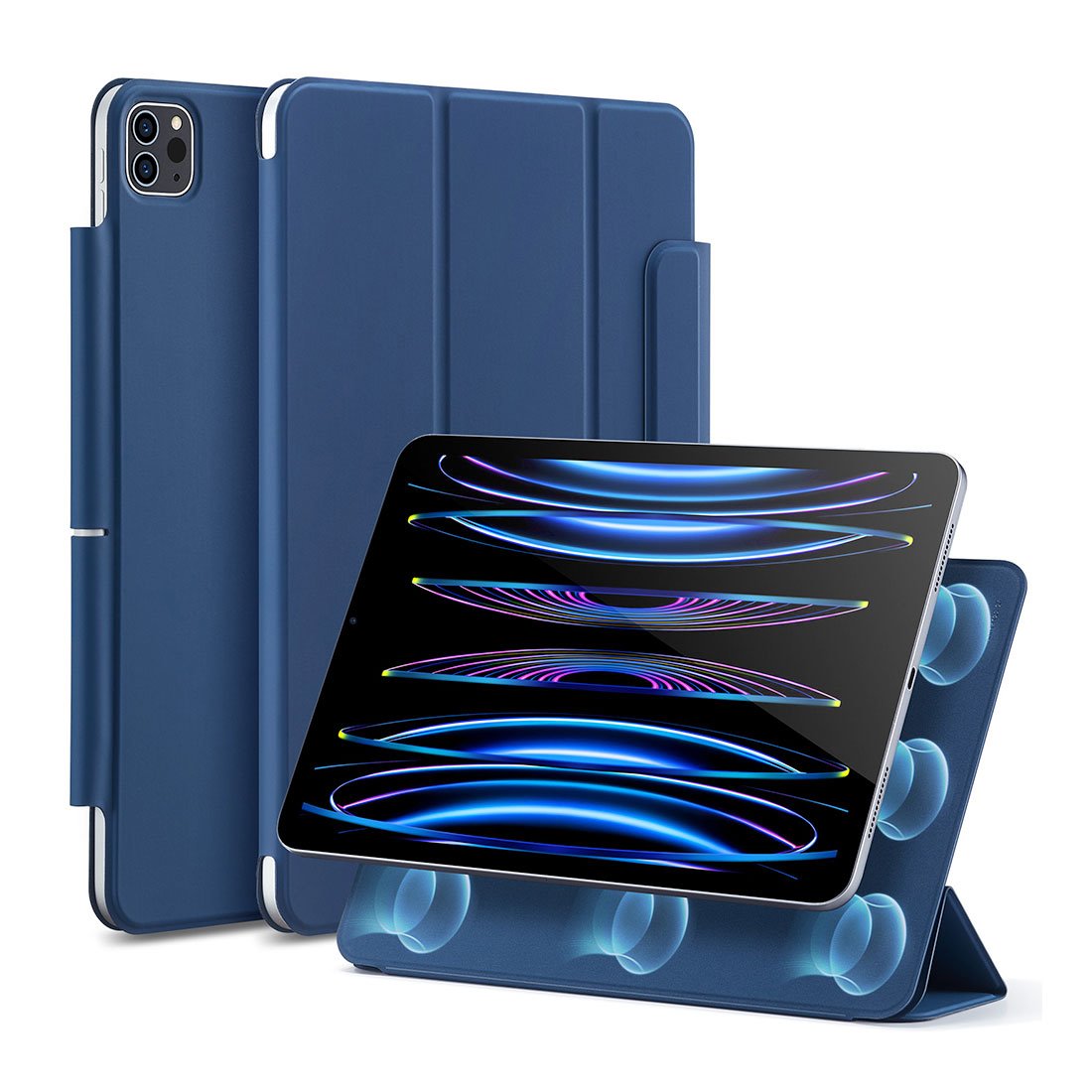 ESR puzdro Magnetic Rebound Case pre iPad Pro 11" 2022/2021/2020 - Navy Blue
