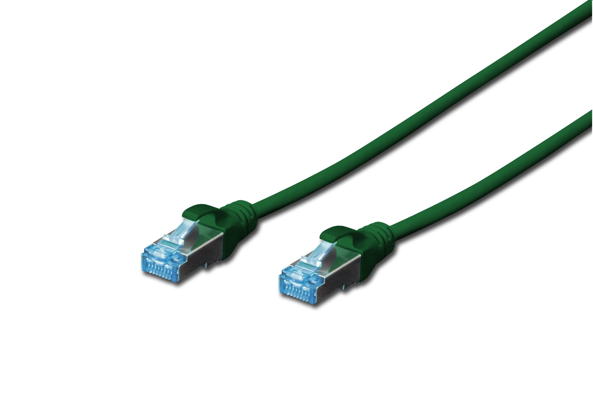 DIGITUS patch kábel Cat5E, SF/UTP - 0,5m, zelený