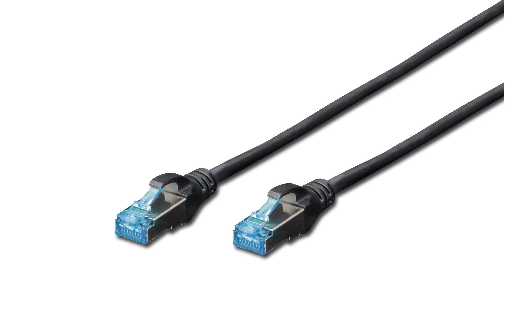 DIGITUS patch kábel Cat5E, SF/UTP - 0,5m, čierny