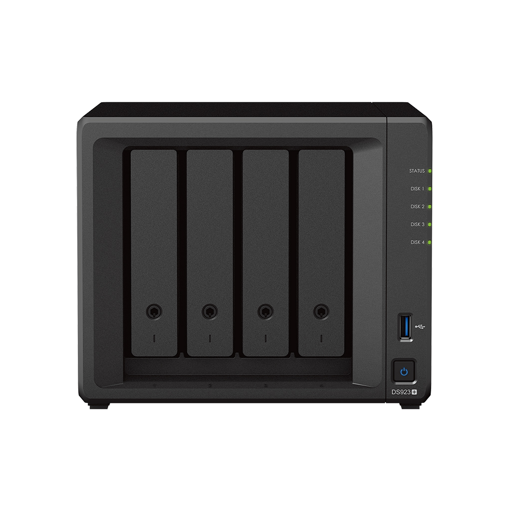 Synology™   DiskStation DS923+  (4x HDD + 2x NVMe; 2jadro CPU; 4(32)GB RAM;  2xGLAN; 2x USB3.2Gen1)  