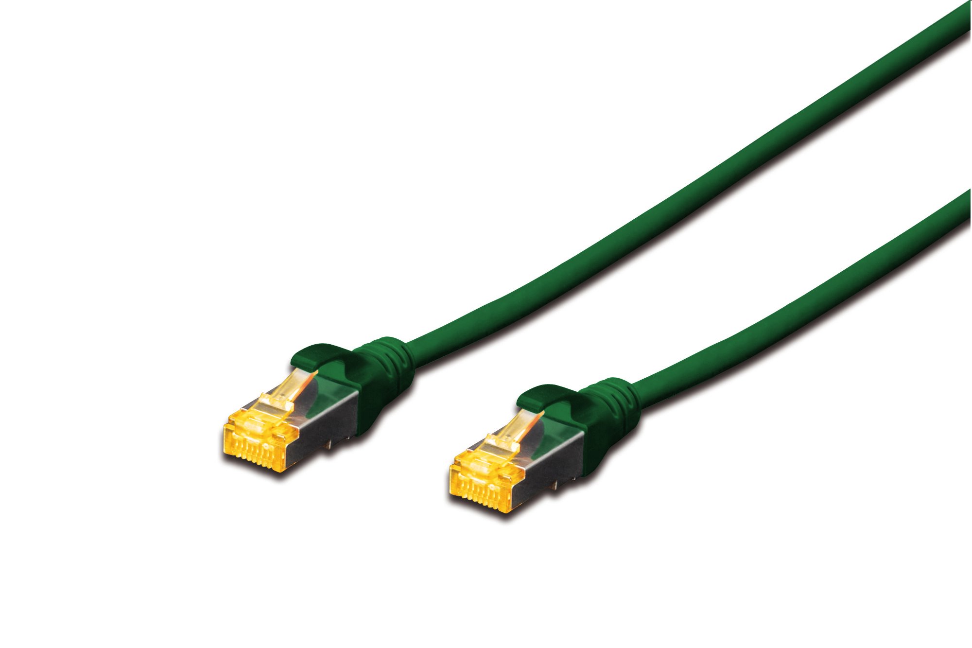 DIGITUS patch kábel Cat6A, S/FTP (PiMF), LSOH - 0,25m, zelený
