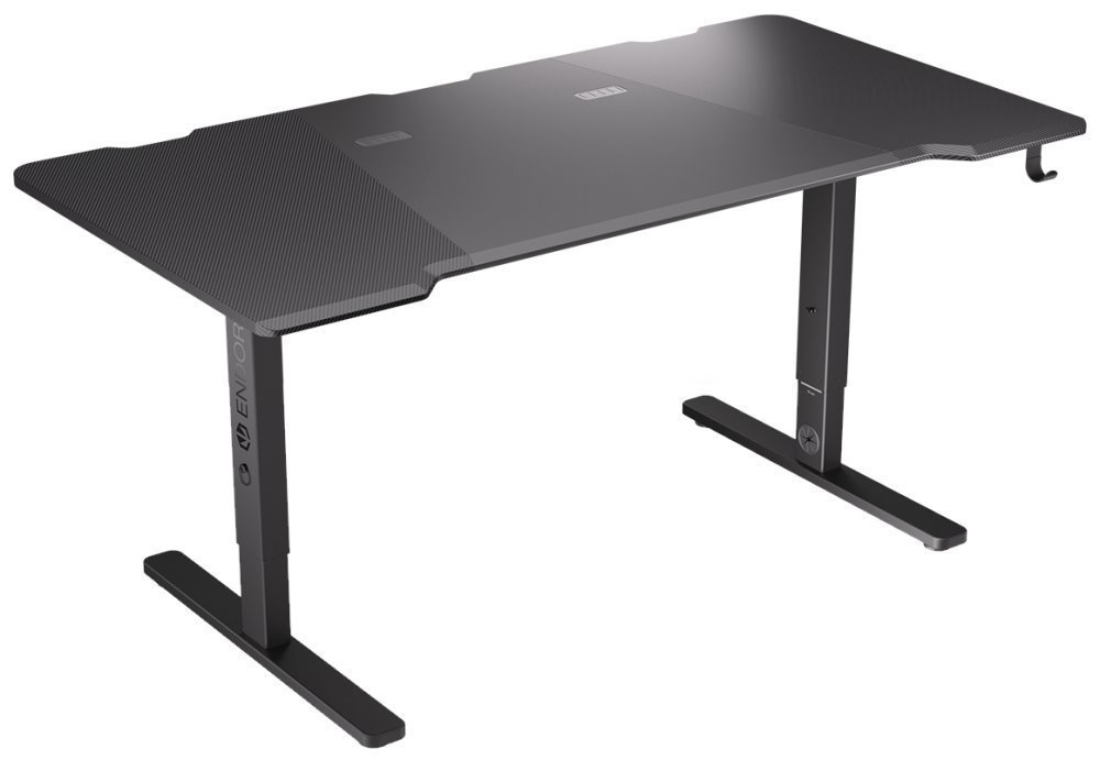 ENDORFY herný stôl Atlas L / 150cm x 78cm / nosnosť 80 kg / priestor na kabeláž / čierny