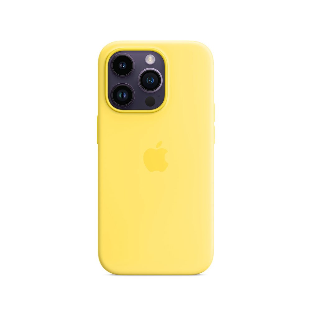 Apple iPhone 14 Pro Silicone Case with MagSafe - Canary Yellow