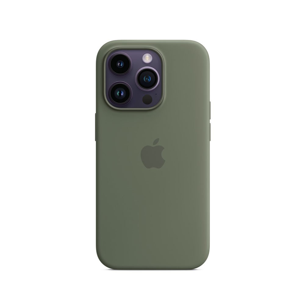 Apple iPhone 14 Pro Silicone Case with MagSafe - Olive
