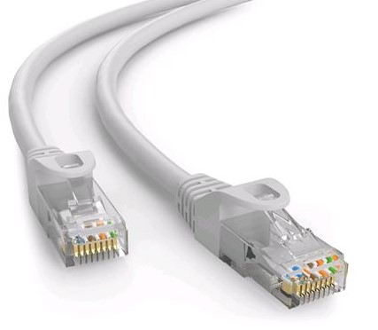 Kábel C-TECH patchcord Cat6e, UTP, šedý, 2m