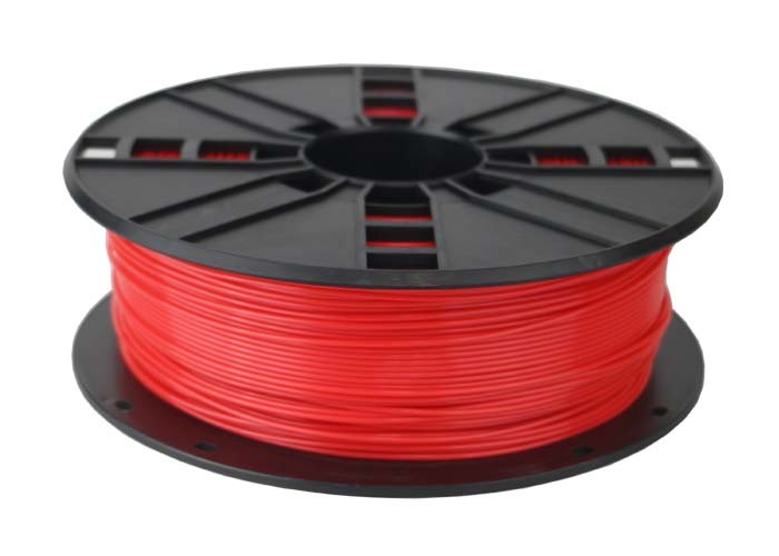 Tlačová struna (filament) GEMBIRD, PLA, 1,75mm, 1kg, červená