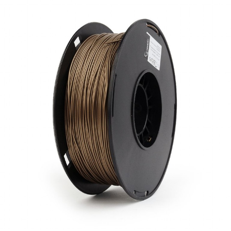 GEMBIRD Tlačová struna (filament) PLA PLUS, 1,75 mm, 1 kg, metalická zlatá