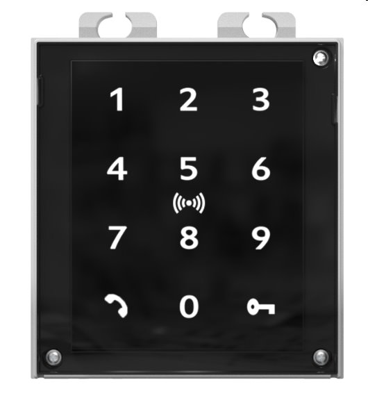 2N® IP Verso Touch keypad & RFID reader 125kHz, 13.56MHz, NFC