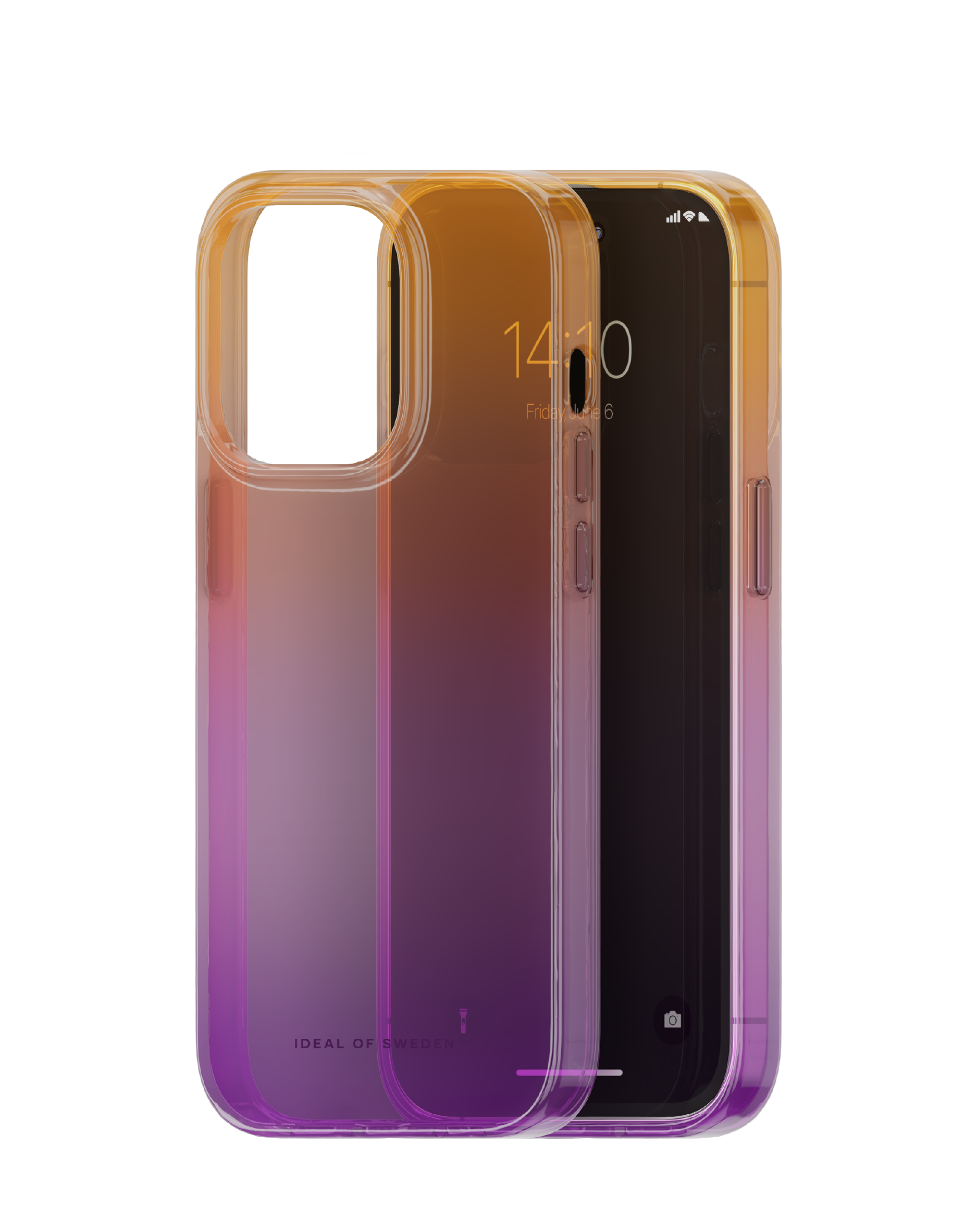 iDeal Fashion Clear Case iPhone 14 Pro Vibrant Ombre