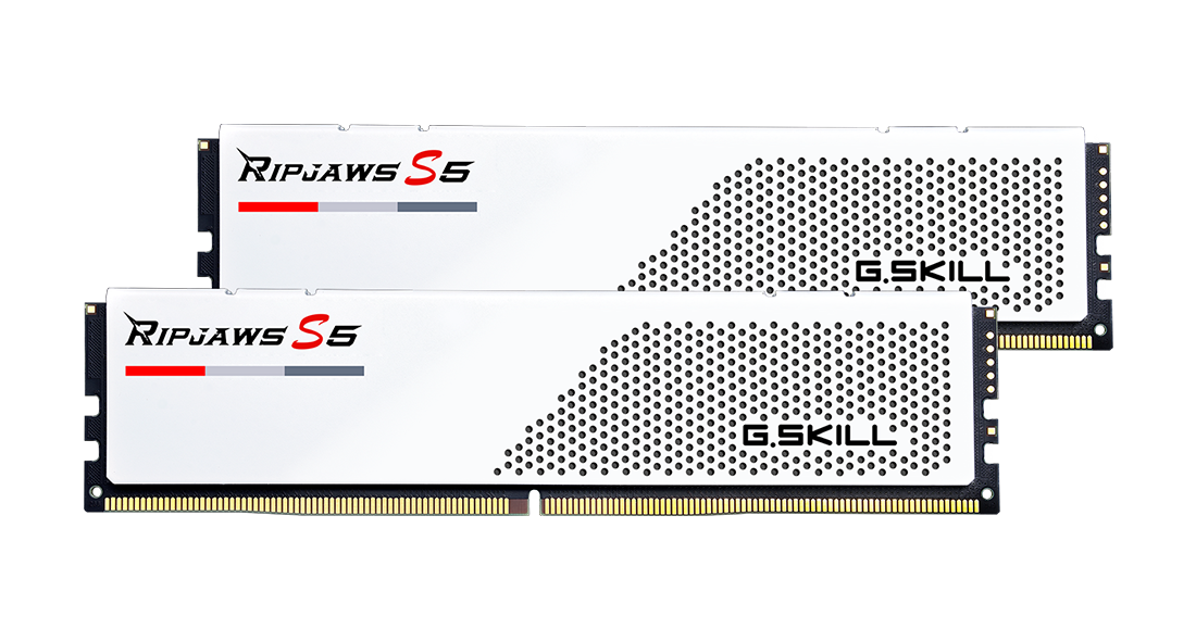G.SKILL 32GB kit DDR5 5200 CL36 Ripjaws S5 white