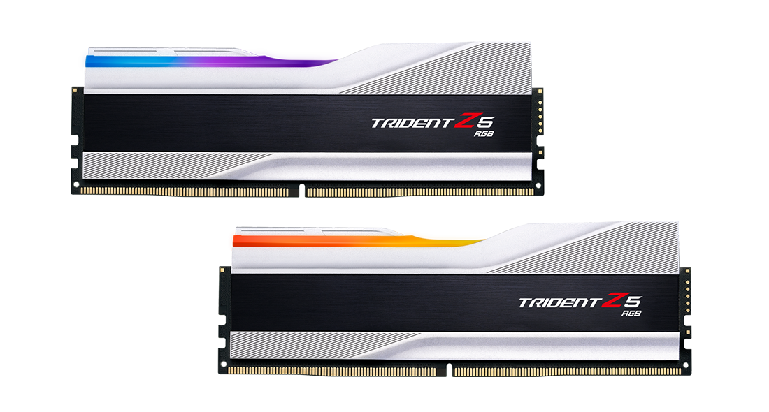 G.SKILL 32GB kit DDR5 5200 CL40 Trident Z5 RGB silver