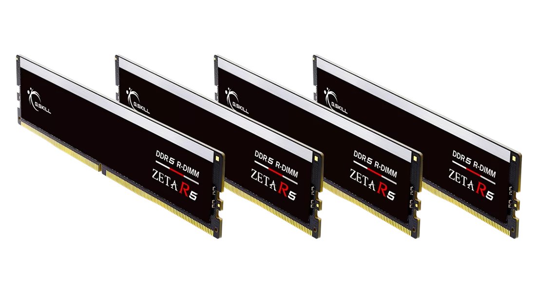 G.SKILL 64GB R-DIMM Quad kit DDR5 6400 CL32 Zeta R5 black