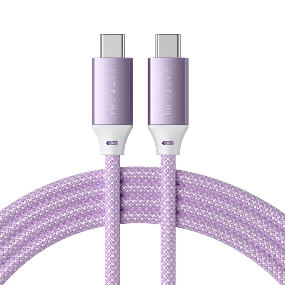 Satechi kábel USB-C to USB-C Cable 100W 2m - Purple