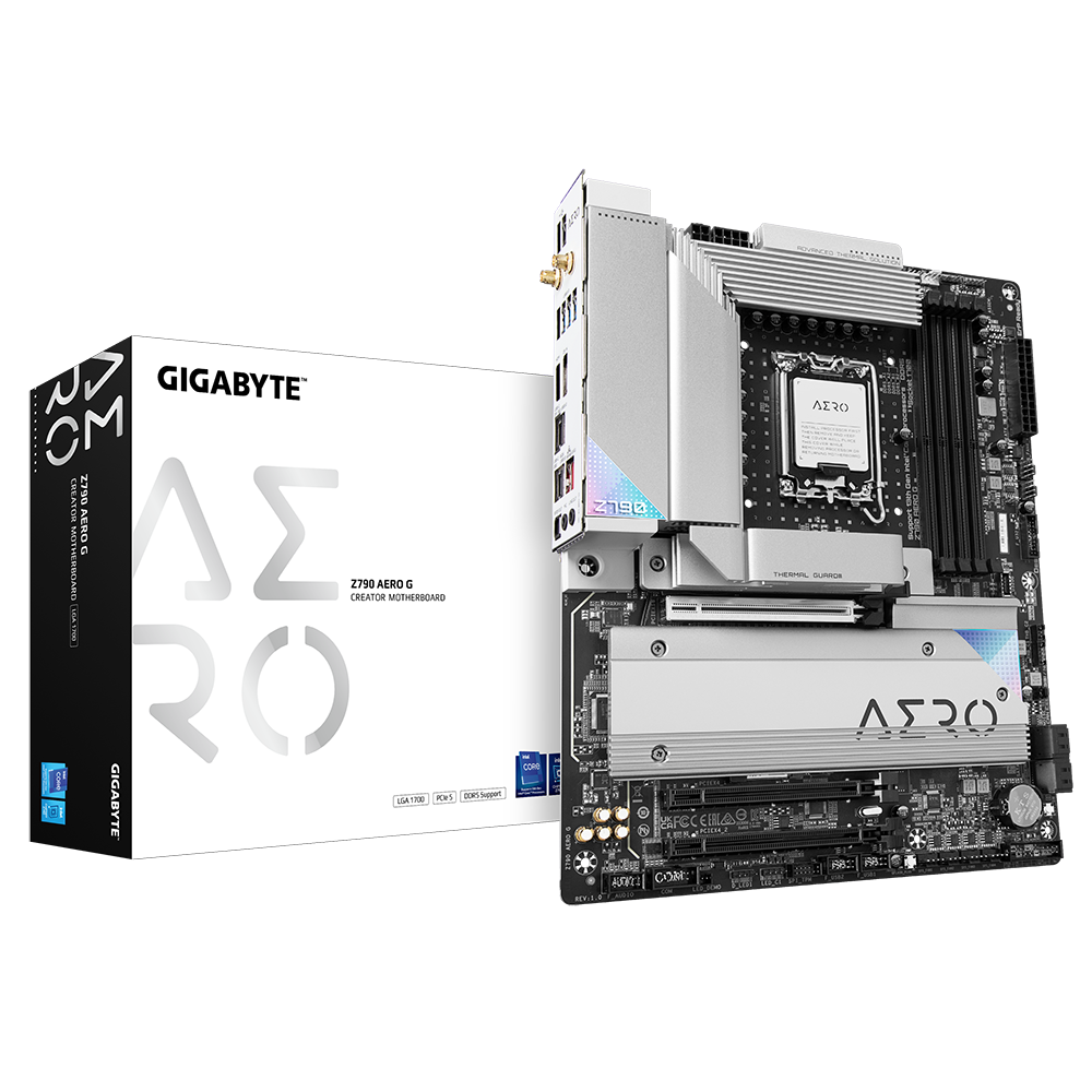 Gigabyte Z790 AERO G, Intel Z790, LGA1700, 4xDDR5, ATX