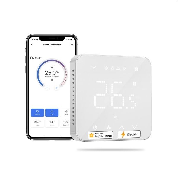 Meross Smart Wi-Fi Thermostat pre elektricke podlahove vykurovanie