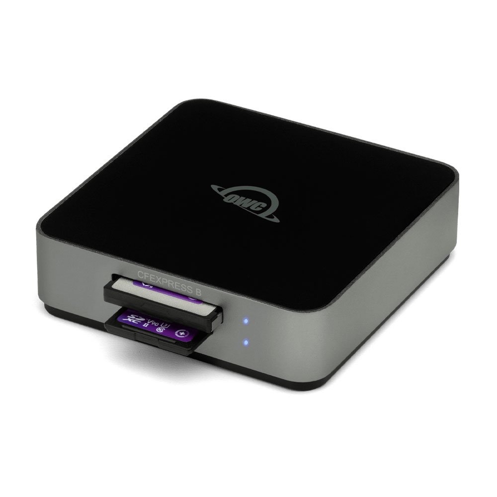 OWC Atlas USB-C Dual-Slot CFexpress Type B and SDXC UHS-II Card Reader