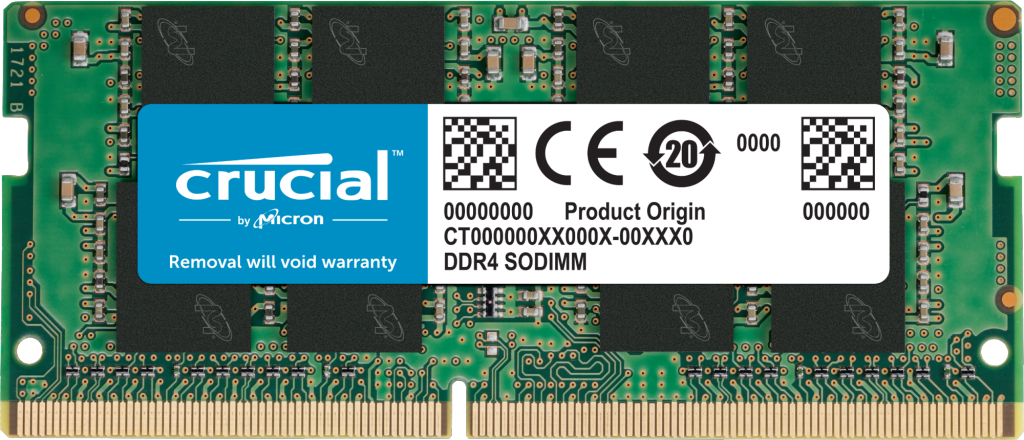 Crucial 8GB SODIMM DDR4 3200 CL22