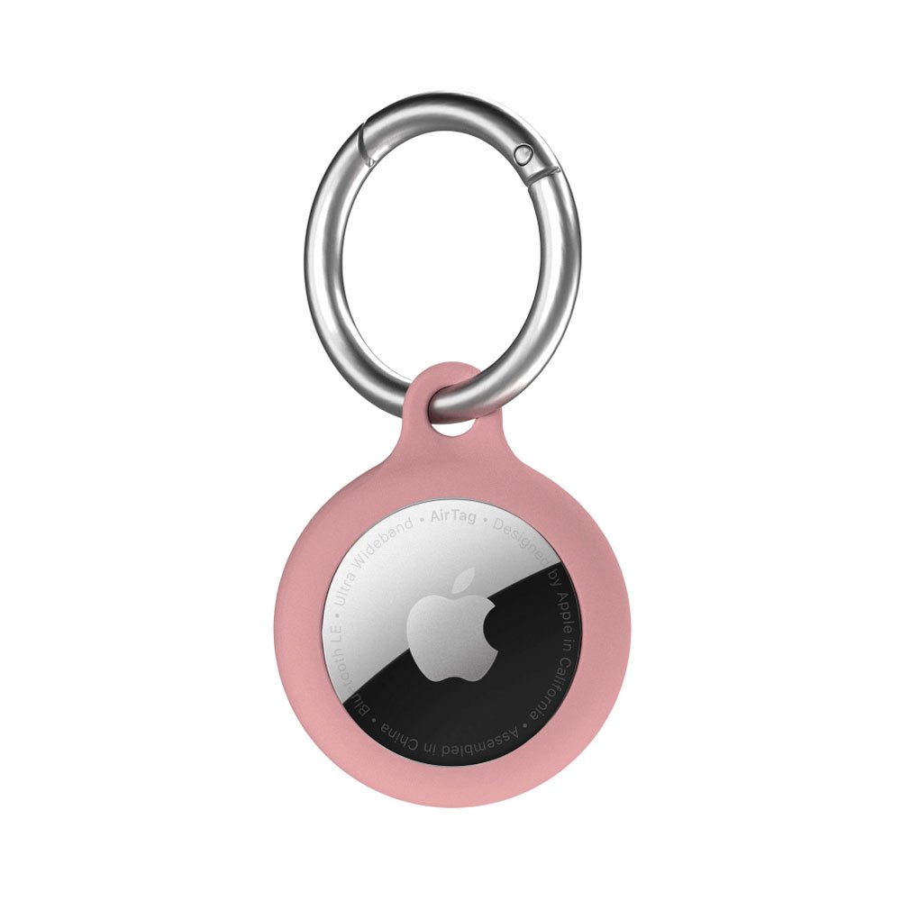 Next One puzdro Secure Silicone Key Clip pre Apple AirTag - Ballet Pink