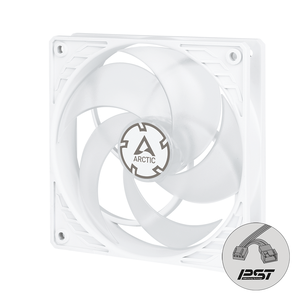 ARCTIC P12 PWM pst (white/ transparent)