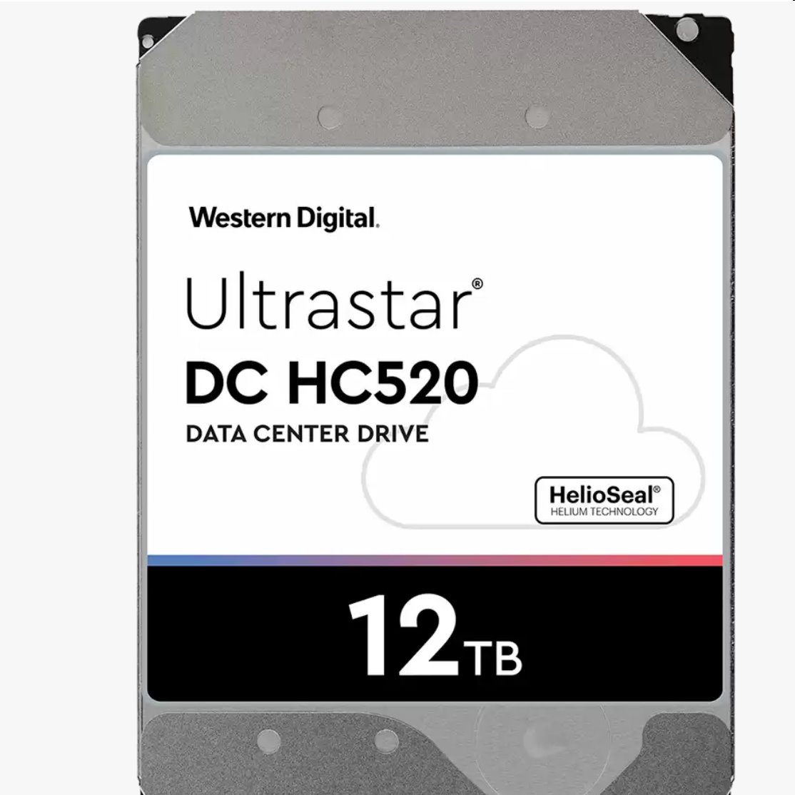 WD Ultrastar DC HC520 12TB Data Center HDD SATA SE