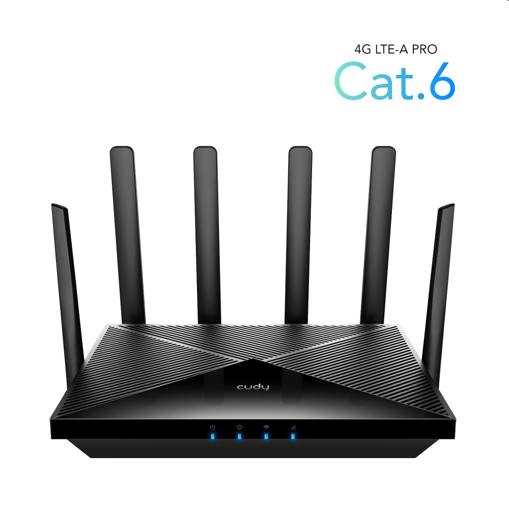 WiFi router Cudy LT700 AC1200 4G LTE CAT 6 čierny